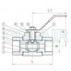 Q11SA，内螺纹球阀