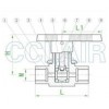 Q11SAF-64，内螺纹球阀