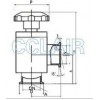 GD-J50，GD-J63，GD-J80，GD-J100，高真空挡板阀
