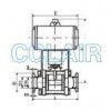 GUQ-10(KF)，GUQ-16(KF)，GUQ-25(KF)，GUQ-32(KF)，气动高真空球阀