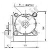 QGLT-125×90,QGLT-125×170,QGLT-125×180,齿轮齿条式摆动气缸