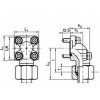 BFW10L/LK35A3C,BFW12L/LK35A3C,BFW16L/LK35A3C,BFW20L/LK55A3C,法兰式直角接头