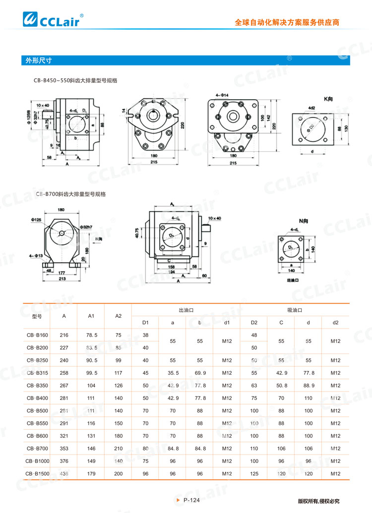 CB-B型大排量齿轮泵-2