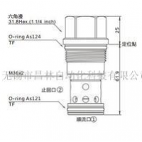 CX6A-T16A-XAN,CX6A-T16A-XCN,CX6A-T16A-XBV,CX6A-T16A-XEV,CX6A-T16A-XBN,CX6A-T16A-XDN,CX6A-T16A-XEN,CX6A-T16A-XAV,单向阀(口1通口2自由流)