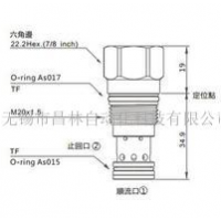 CX2A-T13A-XAN,CX2A-T13A-XBN,CX2A-T13A-XCV,CX2A-T13A-XEV,CX2A-T13A-XCN,CX2A-T13A-XDN,CX2A-T13A-XEN,CX2A-T13A-XAV, CX2A-T13A-XBV,CX2A-T13A-XDV,单向阀(口1通口2自由流)