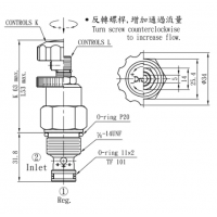 CNC-102-L2.0N，CNC-122-L2.0N流量阀集流阀