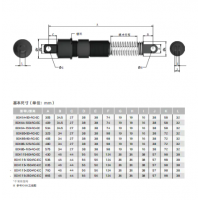 BDK64-50/100/150 BDK85-50/90/125/165，大型可调节液压缓冲器BDK4225~115250