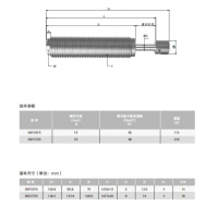 BSP2015,BSP2725，小型不可调节液压缓冲器BSP2015~2715