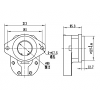 MF7600-A/B/C-1-SG-80/100/125/150-S MF7600-A/B/C-2-SG-165/180/200-SMF7600齿轮马达